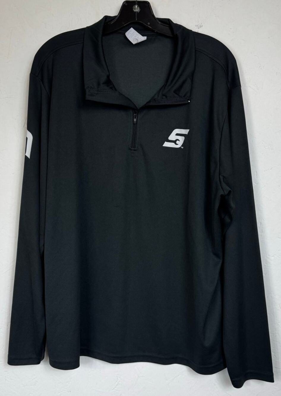 Snap On Black Long Sleeve Shirt Men's Large